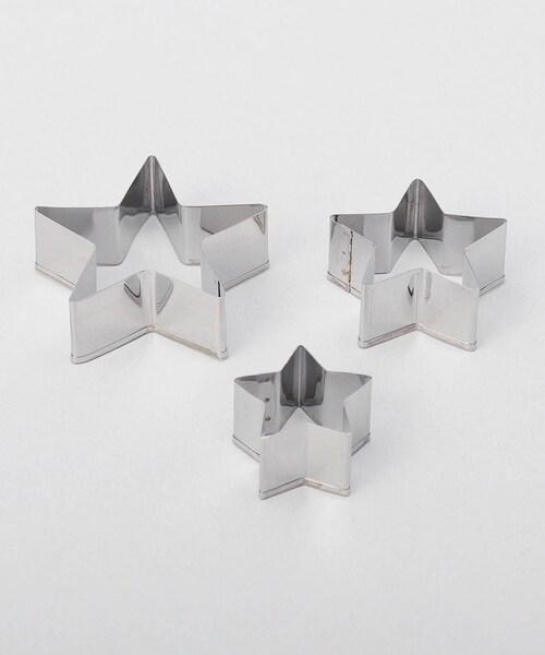 ステンレス クッキー型 星 3PCS（キッチンツール）｜212 KITCHEN