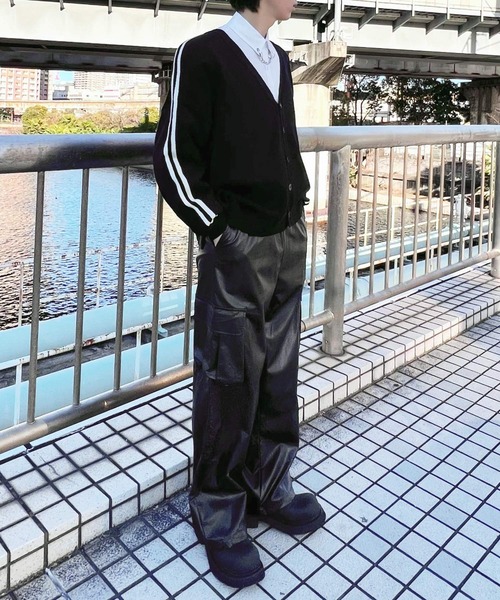 Figments(フィグメンツ)の「合皮カーゴパンツ(その他パンツ・レディース・ブラック・FREE)」の17枚目の写真