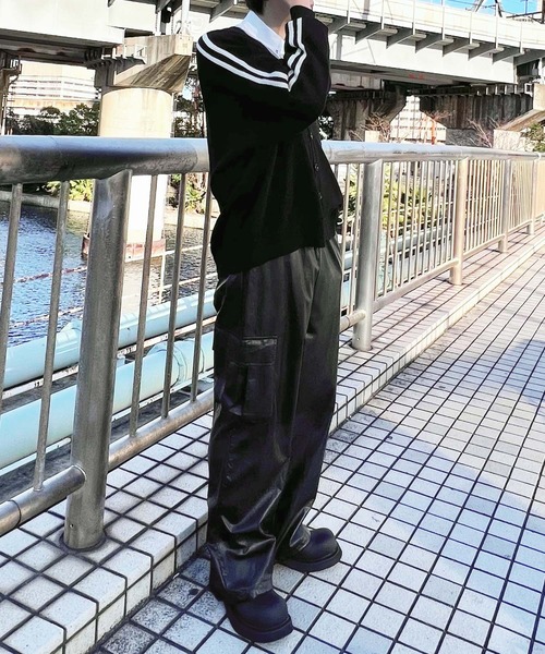 Figments(フィグメンツ)の「合皮カーゴパンツ(その他パンツ・レディース・ブラック・FREE)」の18枚目の写真