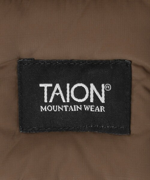 TAION（タイオン）の「【WEB限定】＜TAION＞マウンテン リバーシブル ダウン ボア マフラー（マフラー・メンズ・オリーブ/ブラウン/ブラック/ダークグレー/ネイビー・FREE）」の16枚目の写真