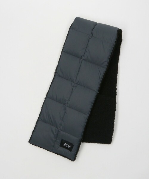 TAION（タイオン）の「【WEB限定】＜TAION＞マウンテン リバーシブル ダウン ボア マフラー（マフラー・メンズ・オリーブ/ブラウン/ブラック/ダークグレー/ネイビー・FREE）」の17枚目の写真