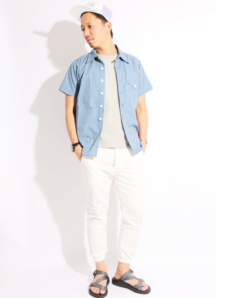 Denime（ドゥニーム）の「LOGO MESH CAP"MORE BLUE"/ロゴメッシュキャップ（キャップ・メンズ・ブルー/オフホワイト/レッド・FREE）」の6枚目の写真
