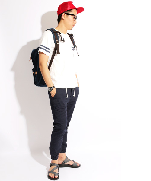 Denime（ドゥニーム）の「LOGO MESH CAP"MORE BLUE"/ロゴメッシュキャップ（キャップ・メンズ・ブルー/オフホワイト/レッド・FREE）」の8枚目の写真