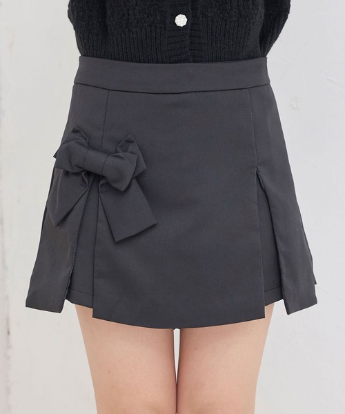 titty＆Co. PETIT（ティティアンドコープティ）の「【titty&Co.PETIT】リボンフラップショートパンツ（その他パンツ・レディース・ブラック/グレー・FREE）」の13枚目の写真