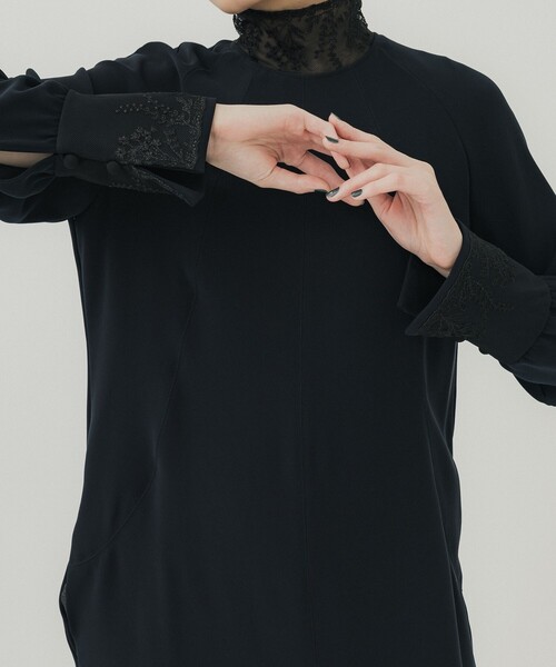 LOKITHO/(ロキト)】レースハイネックIラインドレス（ドレス）｜LOKITHO