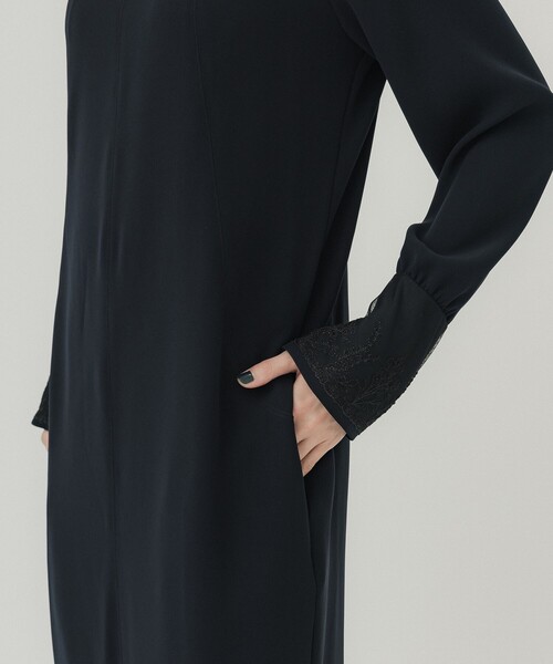 LOKITHO/(ロキト)】レースハイネックIラインドレス（ドレス）｜LOKITHO