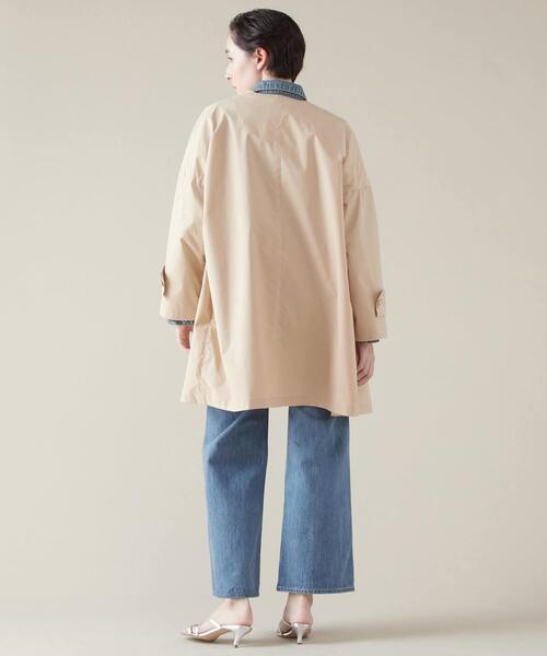 Mackintosh(マッキントッシュ)の「【MACKINTOSH/マッキントッシュ】ハンビーノーカラーコート(チェスターコート・レディース・ベージュ/ネイビー・6/4)」の14枚目の写真