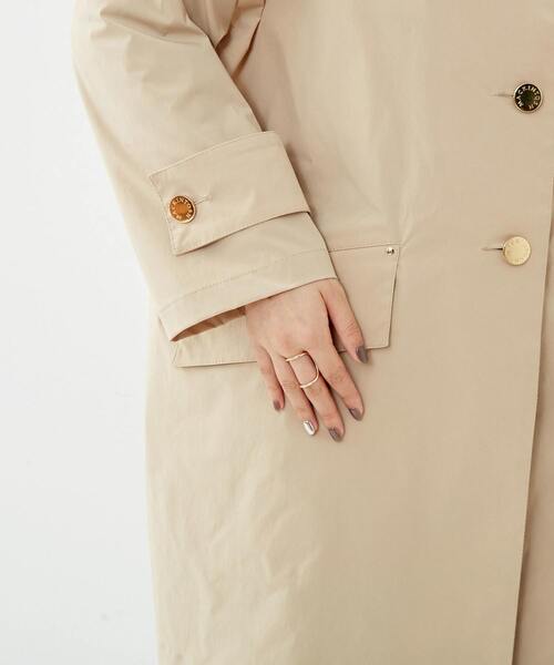 Mackintosh(マッキントッシュ)の「【MACKINTOSH/マッキントッシュ】ハンビーノーカラーコート(チェスターコート・レディース・ベージュ/ネイビー・6/4)」の22枚目の写真