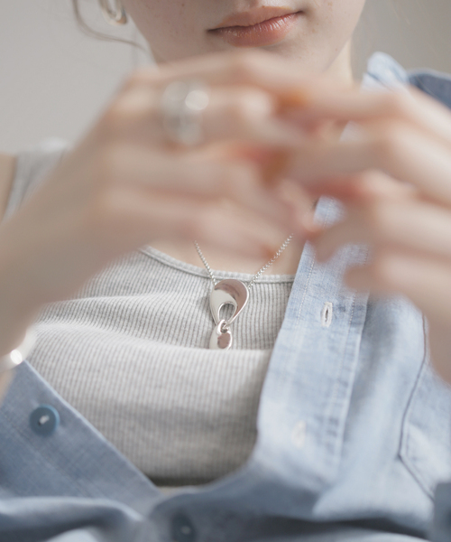 PHILIPPE AUDIBERT（フィリップ オーディベール）の「【PHILIPPE AUDIBERT】 NECKLACE SWEA：ネックレス（ネックレス・レディース・シルバー・FREE）」の3枚目の写真