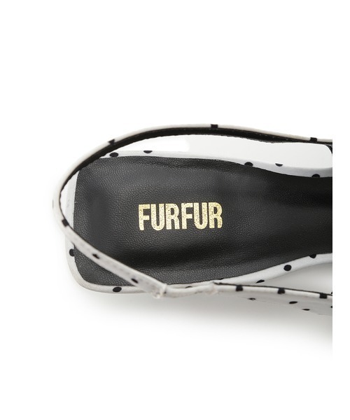 FURFUR（ファーファー）の「リボンパンプス（パンプス・レディース・ブラック/ドット・36/37/38）」の10枚目の写真