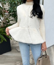 MODE ROBE | ペプラムファーベスト(ベスト)