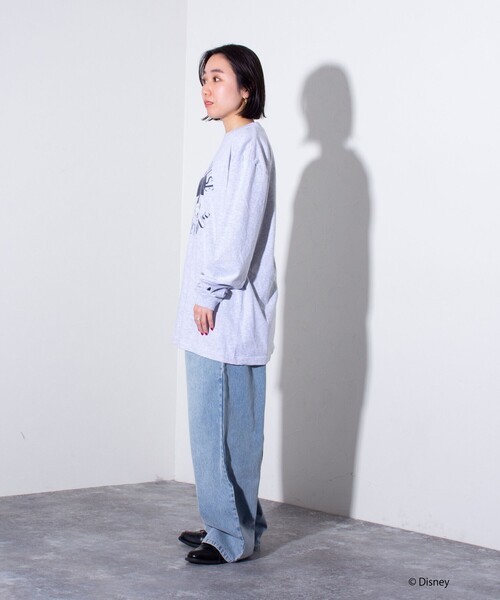 tシャツ GOOD ROCK SPEED / グッドロックスピード 別注 / ミッキー / ロンT レディース GOOD ROCK SPEED/グッドロックスピード】別注ミッキー