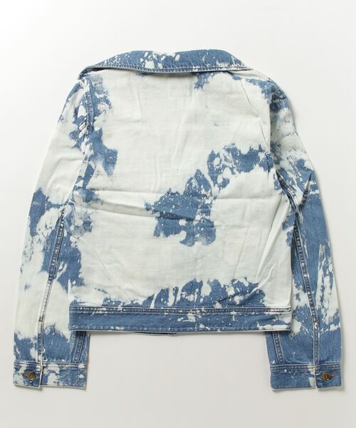 WHEIR(ウェア)の「WHEIR BOBSON Gジャン(デニムジャケット・メンズ・ホワイト×ブルー・LARGE/MEDIUM/SMALL)」の2枚目の写真