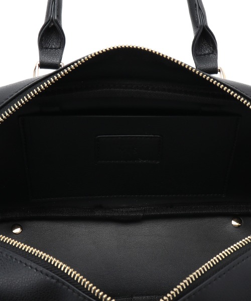 VIS（ビス）の「【2WAY】横長ボストンバッグ（ボストンバッグ・レディース・ブラック/キナリ/ベージュ系その他2・FREE）」の4枚目の写真