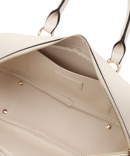 VIS（ビス）の「【2WAY】横長ボストンバッグ（ボストンバッグ・レディース・ブラック/キナリ/ベージュ系その他2・FREE）」の6枚目の写真