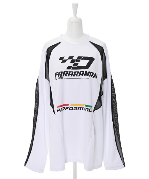 【セール】【Narcissus】ロゴメッシュロングTシャツ（Tシャツ/カットソー）｜Narcissus（ナルシス）