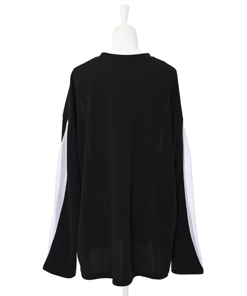 【セール】【Narcissus】ロゴメッシュロングTシャツ（Tシャツ/カットソー）｜Narcissus（ナルシス）