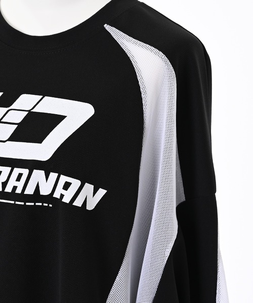 【セール】【Narcissus】ロゴメッシュロングTシャツ（Tシャツ/カットソー）｜Narcissus（ナルシス）