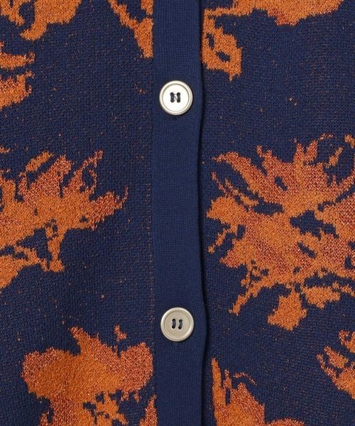 JEANASIS（ジーナシス）の「12GラメフラワーVカーディガン/106349（カーディガン/ボレロ・レディース・ブラック系その他/グレー系その他/パープル系その他/ネイビー系・FREE）」の22枚目の写真