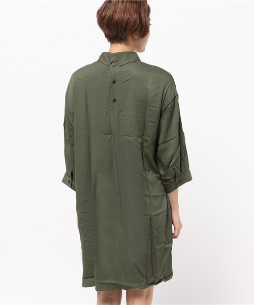 CIAOPANIC（チャオパニック）の「【Ciaopanic】　ビッグポケOP（ワンピース・レディース・ベージュ/カーキ/ネイビー・FREE）」の6枚目の写真