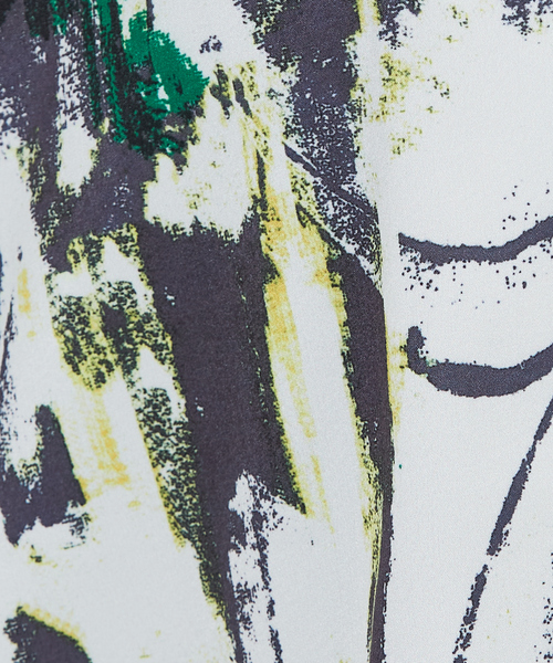 NOMINE（ノミネ）の「【セットアップ着用可】ペインティング開襟シャツ（シャツ/ブラウス・レディース・アイボリー/ピンク/マスタード・フリー）」の10枚目の写真