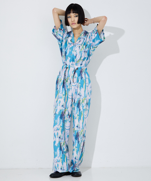 NOMINE（ノミネ）の「【セットアップ着用可】ペインティング開襟シャツ（シャツ/ブラウス・レディース・アイボリー/ピンク/マスタード・フリー）」の19枚目の写真