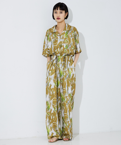 NOMINE（ノミネ）の「【セットアップ着用可】ペインティング開襟シャツ（シャツ/ブラウス・レディース・アイボリー/ピンク/マスタード・フリー）」の16枚目の写真