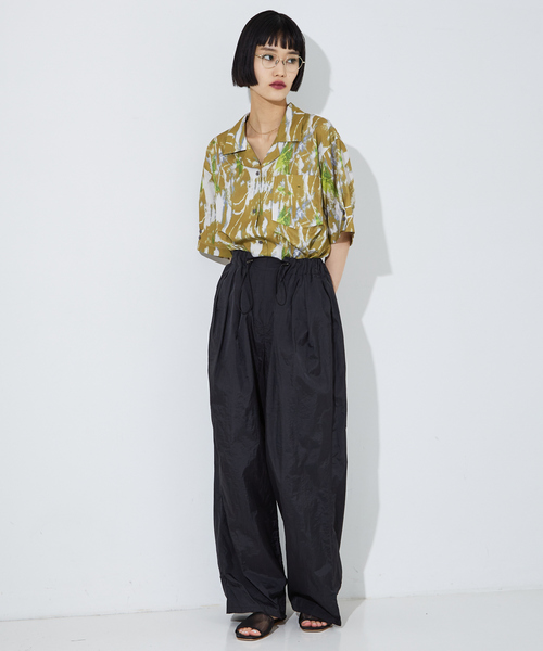 NOMINE（ノミネ）の「【セットアップ着用可】ペインティング開襟シャツ（シャツ/ブラウス・レディース・アイボリー/ピンク/マスタード・フリー）」の22枚目の写真