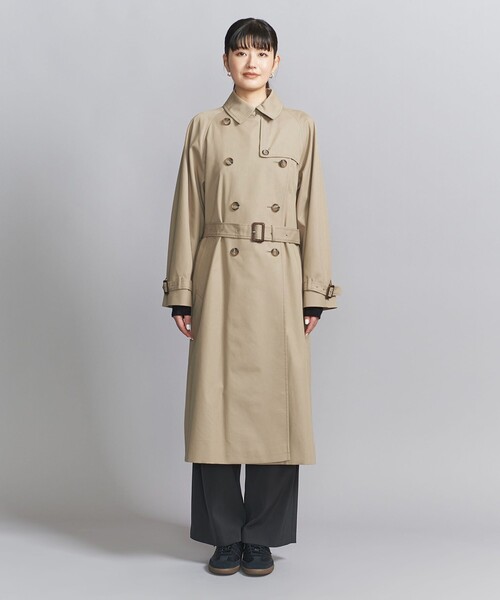 BEAUTY&YOUTH UNITED ARROWS（ビューティーアンドユースユナイテッドアローズ）の「コットンブレンドギャバ トレンチコート -撥水加工-（トレンチコート・レディース・ベージュ・XS/S/M）」の6枚目の写真