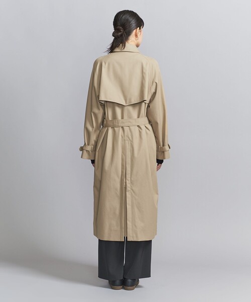 BEAUTY&YOUTH UNITED ARROWS（ビューティーアンドユースユナイテッドアローズ）の「コットンブレンドギャバ トレンチコート -撥水加工-（トレンチコート・レディース・ベージュ・XS/S/M）」の8枚目の写真
