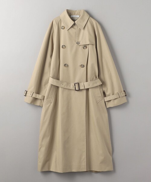 BEAUTY&YOUTH UNITED ARROWS（ビューティーアンドユースユナイテッドアローズ）の「コットンブレンドギャバ トレンチコート -撥水加工-（トレンチコート・レディース・ベージュ・XS/S/M）」の9枚目の写真