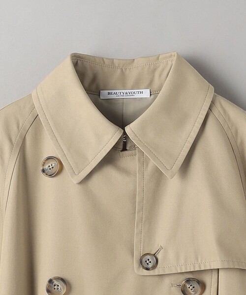 BEAUTY&YOUTH UNITED ARROWS（ビューティーアンドユースユナイテッドアローズ）の「コットンブレンドギャバ トレンチコート -撥水加工-（トレンチコート・レディース・ベージュ・XS/S/M）」の11枚目の写真