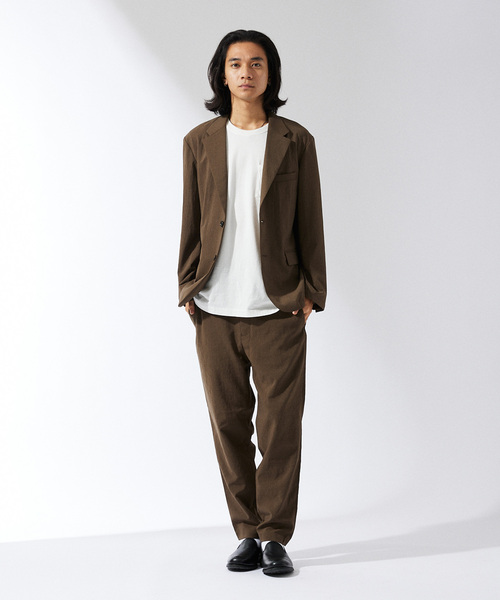 JOURNAL STANDARD（ジャーナルスタンダード）の「”吸水速乾 / 接触冷感” EVALET ストレッチ ウォッシャブル スラックス（スラックス・メンズ・グレー/ブラウン系その他/ダークブルー・SMALL/MEDIUM/LARGE）」の6枚目の写真