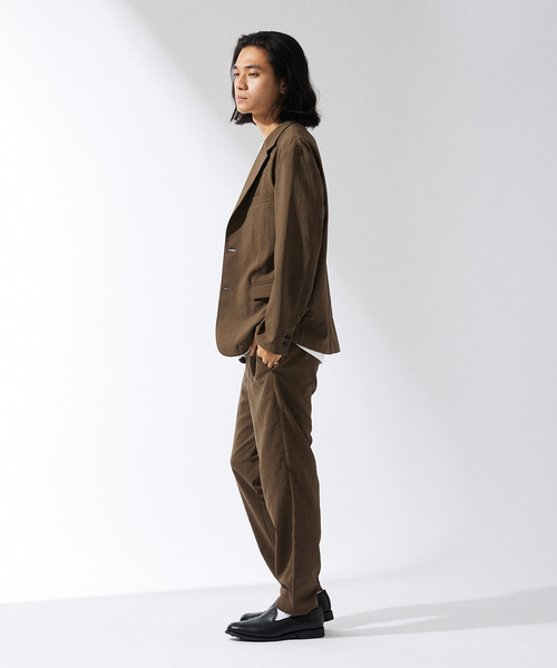 JOURNAL STANDARD（ジャーナルスタンダード）の「”吸水速乾 / 接触冷感” EVALET ストレッチ ウォッシャブル スラックス（スラックス・メンズ・グレー/ブラウン系その他/ダークブルー・SMALL/MEDIUM/LARGE）」の10枚目の写真