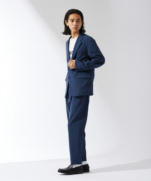 JOURNAL STANDARD（ジャーナルスタンダード）の「”吸水速乾 / 接触冷感” EVALET ストレッチ ウォッシャブル スラックス（スラックス・メンズ・グレー/ブラウン系その他/ダークブルー・SMALL/MEDIUM/LARGE）」の22枚目の写真