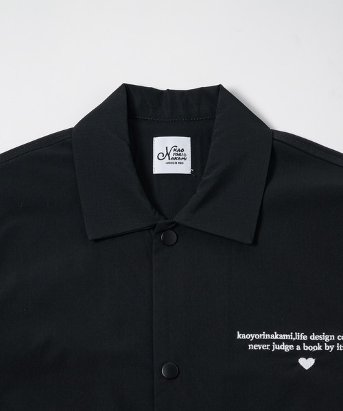 kaoyorinakami カオヨリナカミ 長袖シャツ　Ｍサイズ　新品 kaoyorinakami（カオヨリナカミ）の「logo border long tee