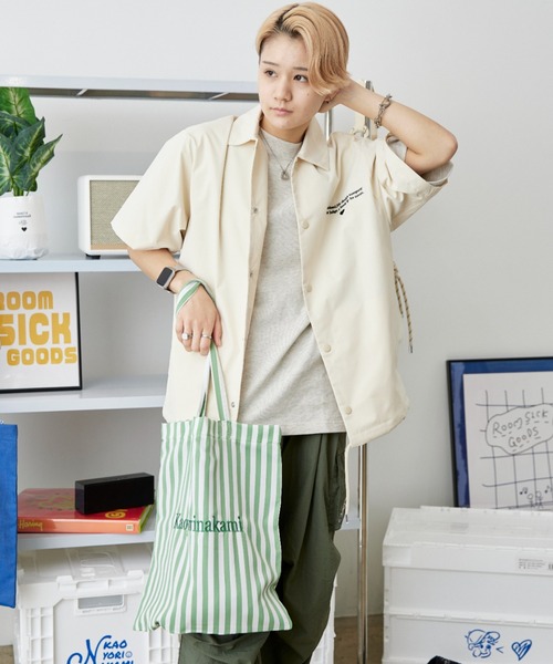 letter ripstop shirt / レターリップストップシャツ（シャツ
