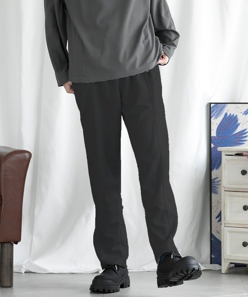 aimoha(アイモハ)の「aimoha men STRETCH SLIM FIT PANTS ストレッチスリムフィットパンツ(その他パンツ・メンズ・ブラック/グレー・LARGE/X-LARGE/XX-LARGE/XXX-LARGE/XXXX-LARGE)」の2枚目の写真