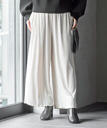 リブセミワイドパンツ