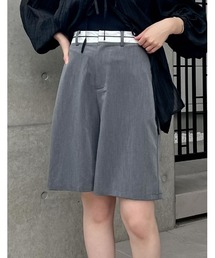 Re:EDIT | [2024SS COLLECTION]ライトツイルマーベルトウエストデザインショートパンツ(その他パンツ)