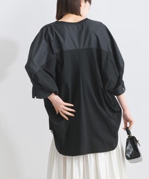 LUGIVA（ルギヴァ）の「異素材切り替えキャンディースリーブプルオーバー（Tシャツ/カットソー・レディース）」