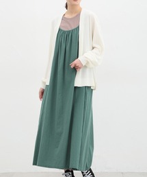 ギャザーキャミワンピース