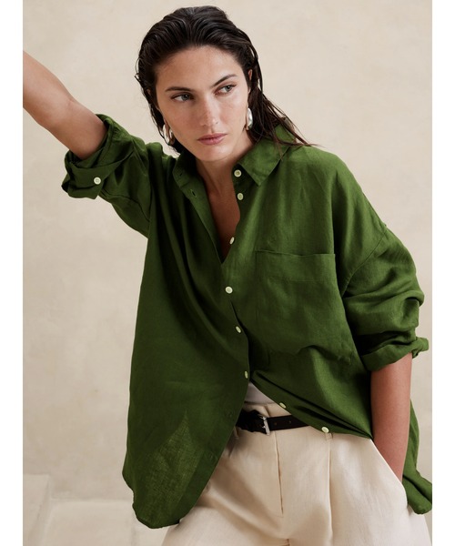 Banana Republic（バナナリパブリック）の「オーバーサイズ リネン