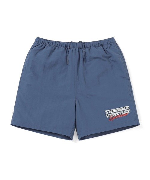 【THISISNEVERTHAT】ビッグロゴナイロンショーツ ブラウン セール】Big Logo Nylon Shorts（その他パンツ