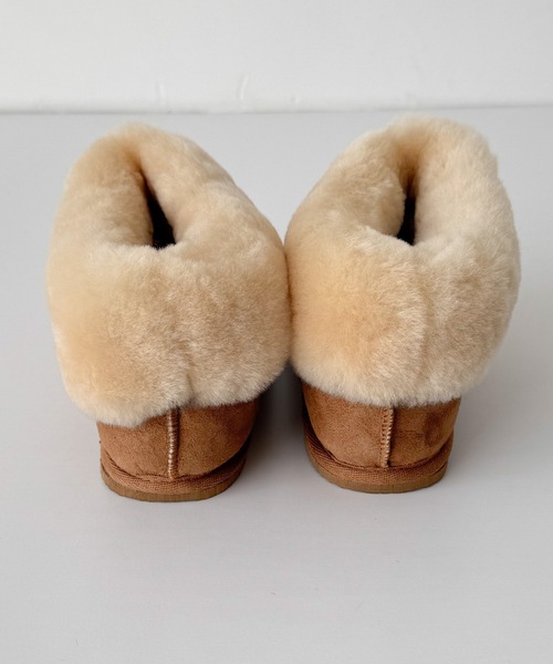 CANAL JEAN（キャナルジーン）の「SHEPHERD　Lenaムートンブーツ（ブーツ・レディース・ストーン/チャコールグレー/キャメル・39/38/37）」の15枚目の写真