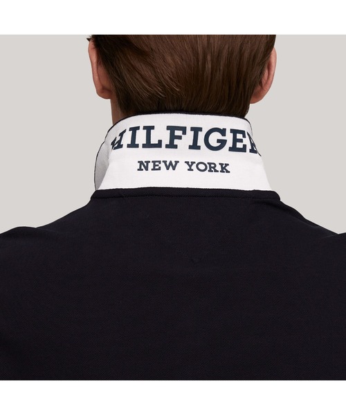 TOMMY HILFIGER（トミーヒルフィガー）の「【Safari掲載】【OCEANS掲載】モノタイプアンダーカラーレギュラーポロシャツ（ポロシャツ・メンズ・ブルー/ホワイト/ネイビー/レッド・LARGE/X-LARGE/SMALL/MEDIUM）」の17枚目の写真