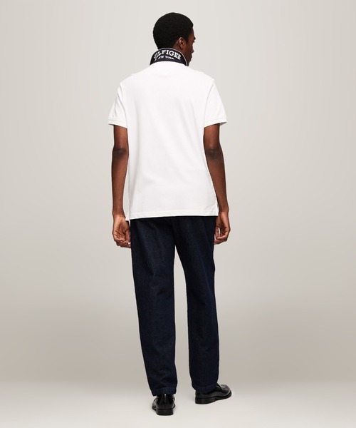 TOMMY HILFIGER（トミーヒルフィガー）の「【Safari掲載】【OCEANS掲載】モノタイプアンダーカラーレギュラーポロシャツ（ポロシャツ・メンズ・ブルー/ホワイト/ネイビー/レッド・LARGE/X-LARGE/SMALL/MEDIUM）」の10枚目の写真