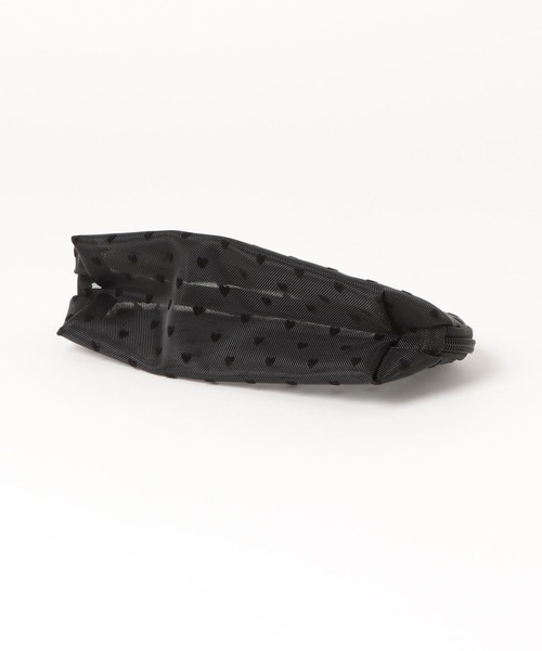 E&C closet…(イーアンドシークローゼット)の「メッシュハート柄ポーチBLACK(L)(ポーチ・レディース・ブラック・FREE)」の5枚目の写真