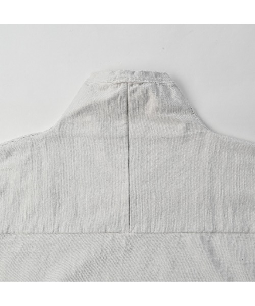 45R　現行　でこぼこ天竺の908アウターTシャツ　刺繍入　アンティークホワイト 45R（フォーティファイブアール）の「でこぼこ天竺の908アウターT