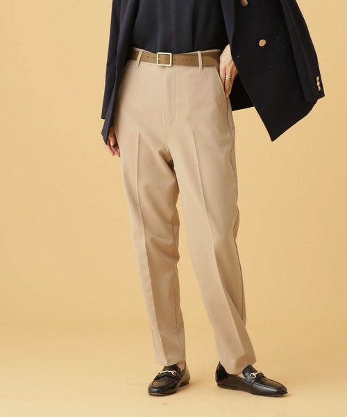Apo(s)ture（アポスチャー）の「NORAH-001/合繊テーパードパンツ（その他パンツ・レディース・ブラック/グリーン/チャコール/ベージュ・XS/S/M/L/XL）」の3枚目の写真